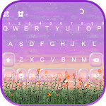 Cover Image of Télécharger Aesthetic Flower Keyboard Back  APK