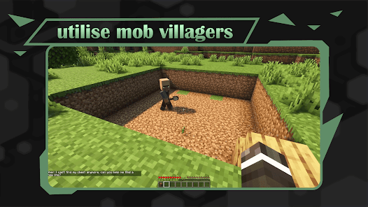 MCPE Villagers Mobs Addon 1.0 APK + Mod (Unlimited money) untuk android