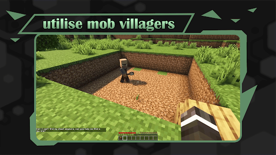 MCPE Villagers Mobs Addon