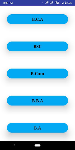 Bangalore University Question Screen 3