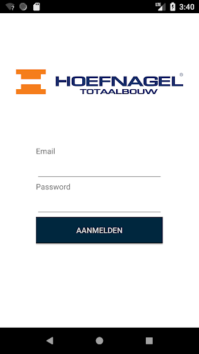 Android application Hoefnagel Totaalbouw screenshort