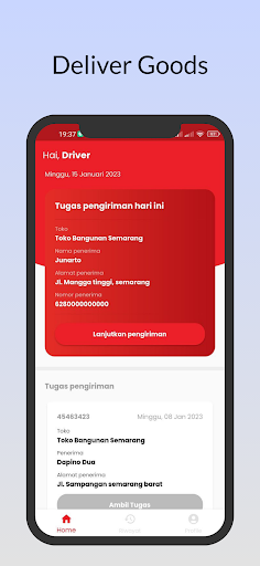 Supir Barang Screen 3