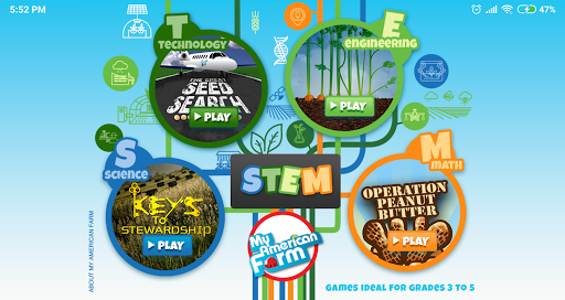 Android application My American Farm STEM screenshort