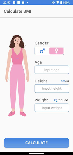 Android application BMI Calculator: Health Tracker screenshort