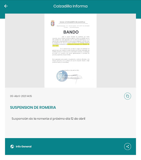 Calzadilla Informa Screen 3
