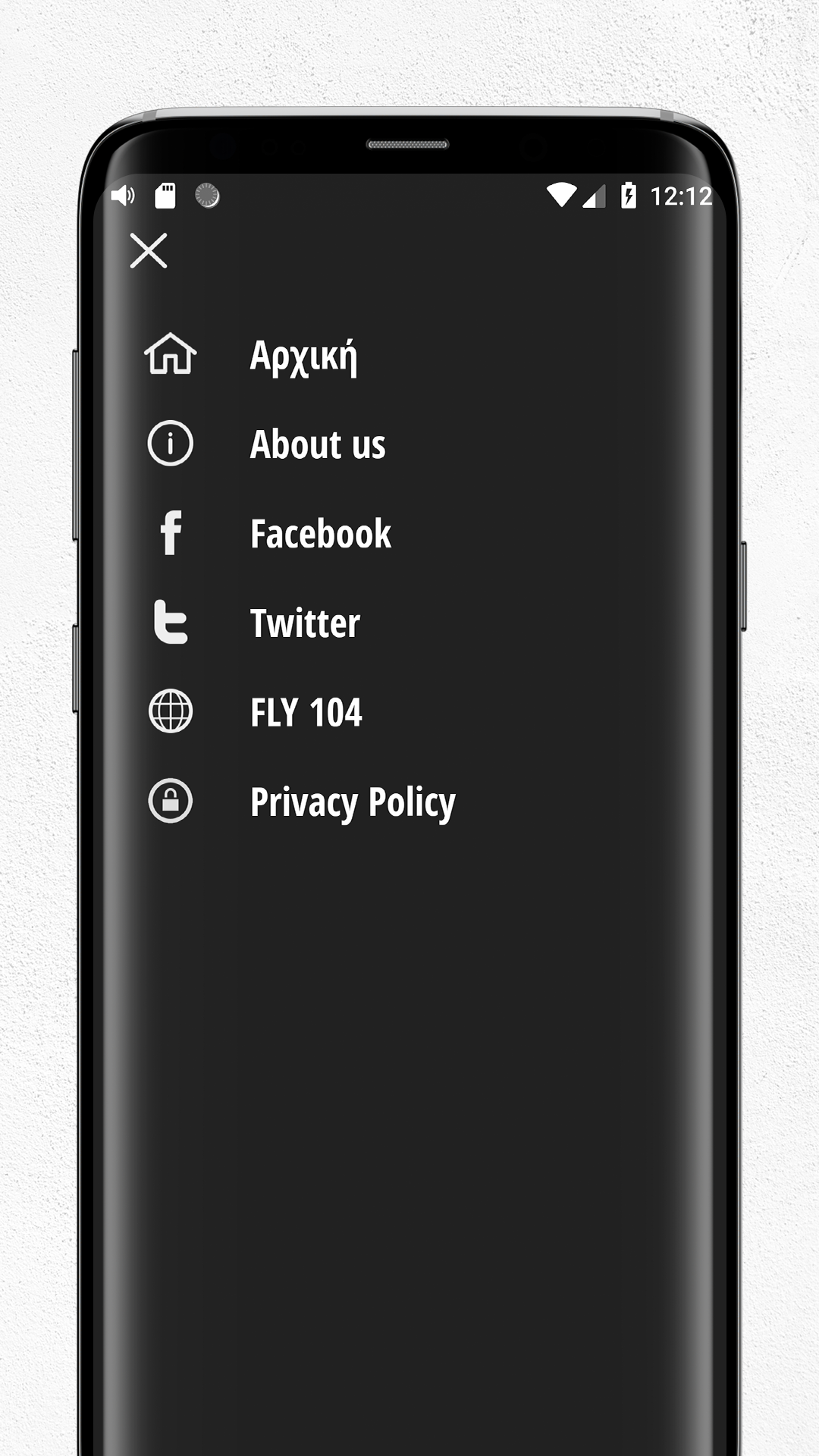 Android application Fly 104 screenshort