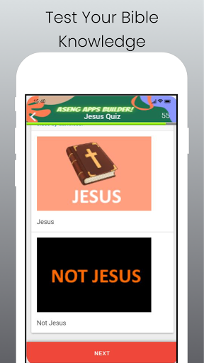 Bible / Jesus Quiz Screen 2