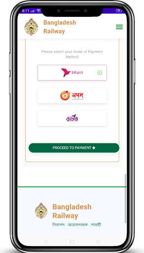 Rail Sheba Train Ticket - PNR