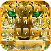 Тема для клавиатуры Golden Attacking Cheetah