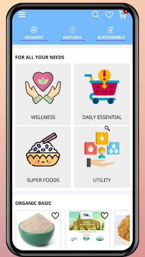 Android application Lyngum shopping screenshort