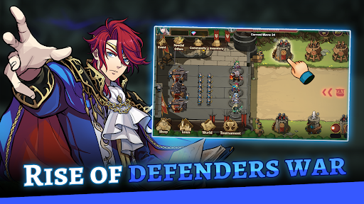 Download Rise Of The Defenders: Idle TD 1.0.15 screenshots 1