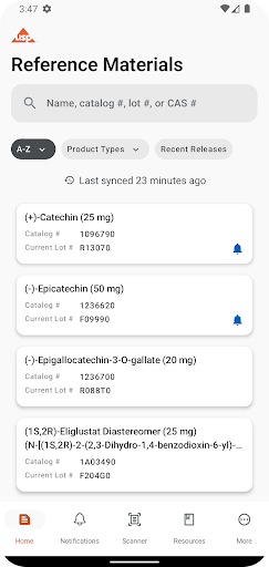 USP Reference Standards Screen 2