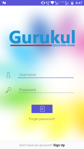 Android application Gurukul screenshort
