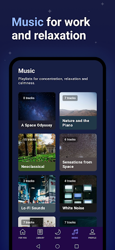 Screenshot of Mo Meditation, Sleep, Recovery