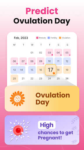 Screenshot of Period Tracker Ovulation Cycle