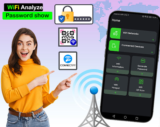 Android application Show Wifi Password: Wifi List screenshort