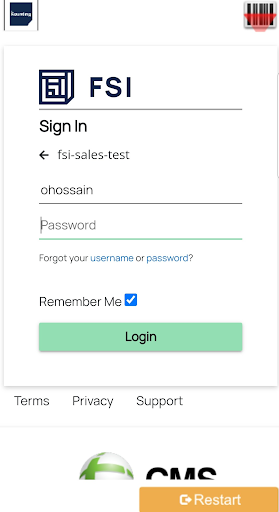 Android application CMS Rounding screenshort