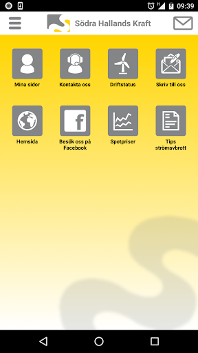 Android application Södra Hallands Kraft screenshort