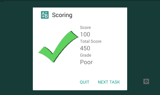 Linear Equation Quiz Screen 2