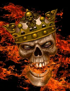 Flames Skull Wallpaper HD