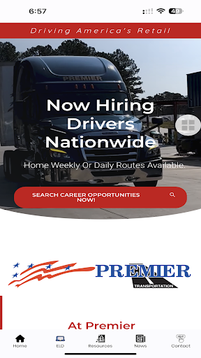 Android application Premier Drivers screenshort