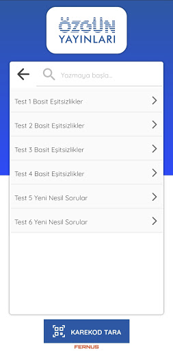 Özgün Yayınları Karekod Screen 2