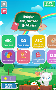 Belajar ABC, Nombor dan Warna