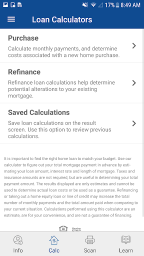 ANB&T Mortgage On The Go Screen 2