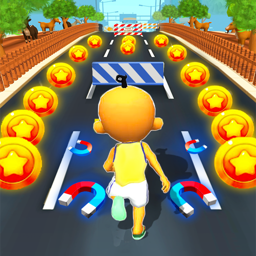 Upin Ipin Subway Bus Runner