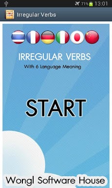 Irregular Verbs 6 Languageのおすすめ画像1