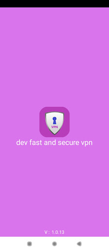 Android application Dev fast secure vpn screenshort