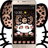 Yellow Leopard Kitty Diamond Themes icon