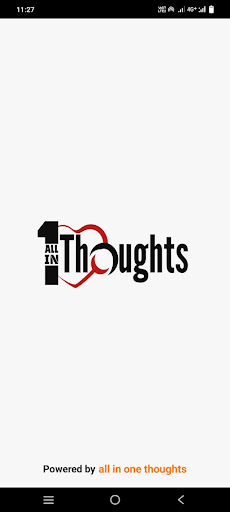 Android application All In One Thoughts screenshort