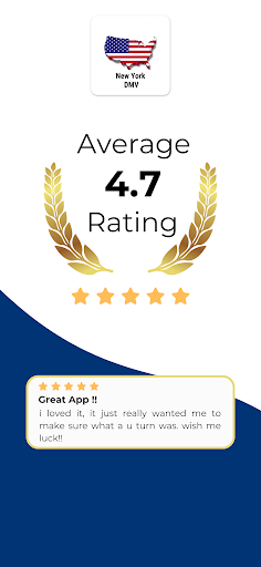 Android application New York DMV Permit Practice screenshort