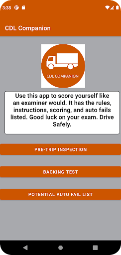 CDL Skill Practice App Class A