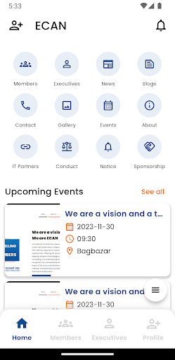 Android application ECAN Nepal screenshort