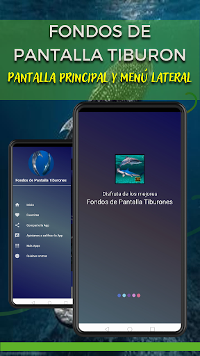 Android application Fondos de Pantalla Tiburones screenshort