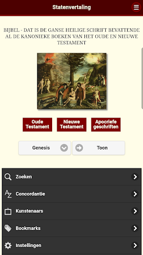 Android application Statenvertaling screenshort