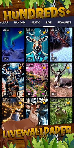 reindeer wallpaper Screenshot 3 - AppWisp.com