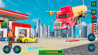 Flying Oil Tanker Truck Games - Screenshot 1