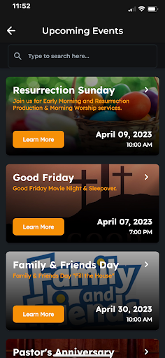 First Timothy Baptist Church Screen 3