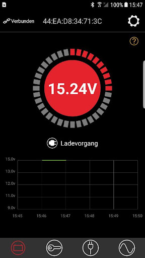Android application AEG Batteriemonitor screenshort