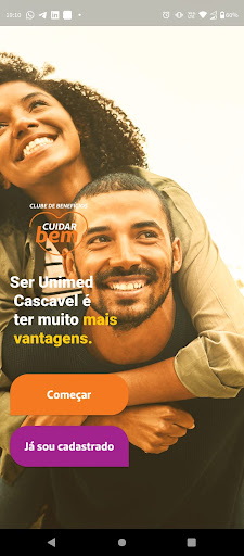 Android application Cuidar Bem screenshort