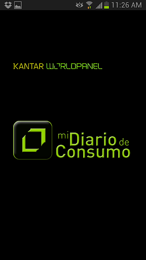 Android application Mi Diario de Consumo screenshort