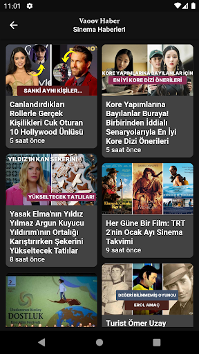 Android application Vaoov Haber screenshort
