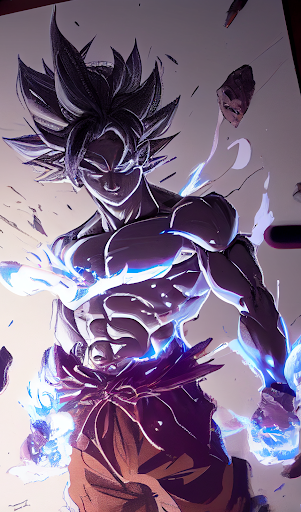 Android application How To Draw Ultra Instinct screenshort