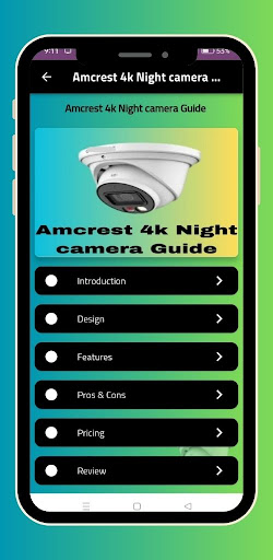 Amcrest 4k Night camera Guide