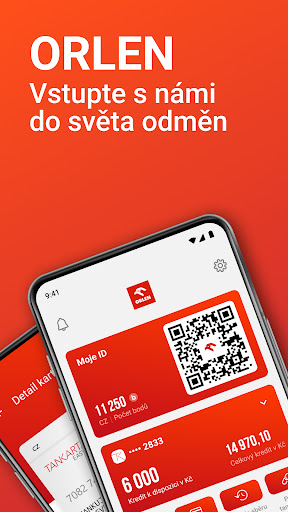 Android application ORLEN aplikace screenshort