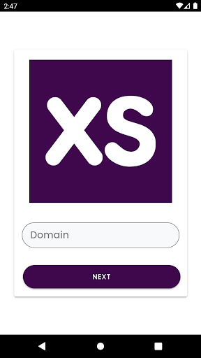 Android application XS Project screenshort