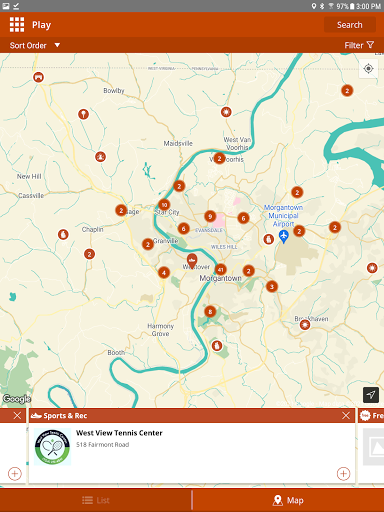 Screenshot of Visit Mountaineer Country
